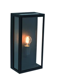 Utelamper - Veggskjold / Plafond>Eglo Roma vegglampe singel Svart