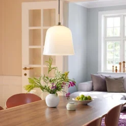 Takpendler|Kjøkkenbelysning Tak>Halo Designs Room 49 takpendel 30 cm - Opal/Antikk messing Messing / Opal