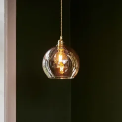 Kjøkkenbelysning Tak|Takpendler>EBB & FLOW Rowan takpendel 22 cm Golden Smoke/gull Gull / Røyk