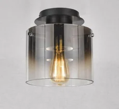 Kjøkkenbelysning Tak|Taklamper / Takplafonder>Ms - belysning Roxy taklampe - Svart/Røykfarget Svart / Røyk