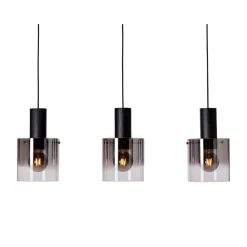 Kjøkkenbelysning Tak|Takpendler>Ms - belysning Roxy takpendel skinne 3 stk 20 cm - farget Røyk