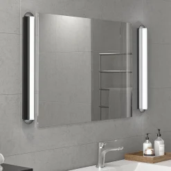 Baderomsbelysning Vegg>Belid Royale vegglampe for baderom 80 cm 10W 3000 Kelvin - Dimbar Svart