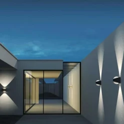 Utelamper Med Opp/Ned Lys|Baderomsbelysning Vegg><noscript><img width=