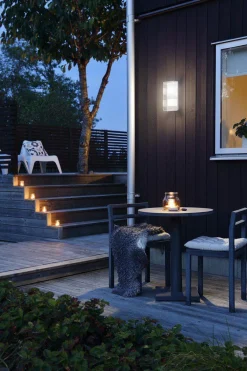 Utelamper - Veggskjold / Plafond>Konstsmide Sanremo dobbel vegglampe 8W LED - Klar