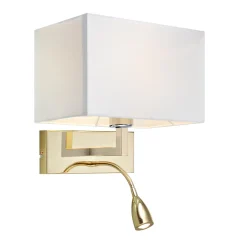 Leselamper>Marksløjd Savoy vegglampe - - Messing