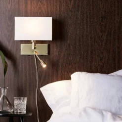 Leselamper>Marksløjd Savoy vegglampe - - Messing