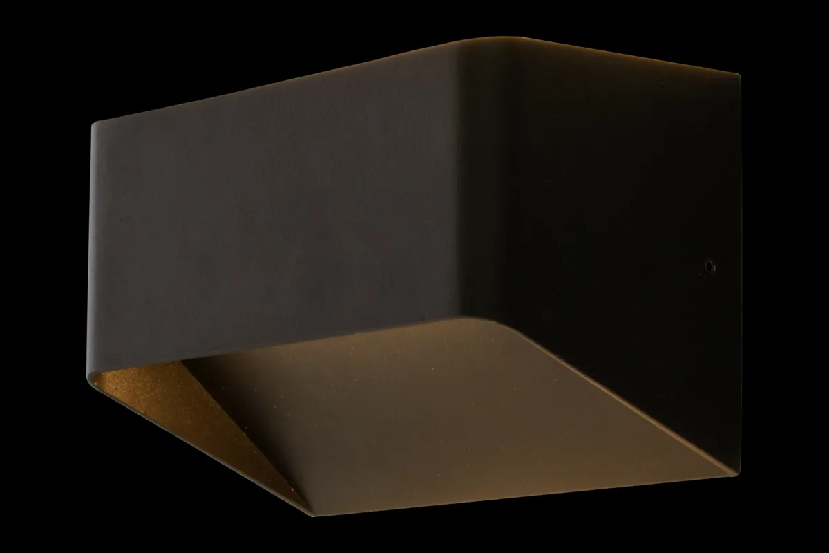 Utelamper Med Opp/Ned Lys>Aneta Lighting Søgne vegglampe opp/ned utendørs IP54 10W 3000K - Svart