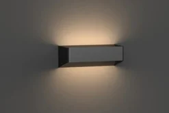 Utelamper Med Opp/Ned Lys>Aneta Lighting Søgne xl vegglampe opp/ned utendørs IP54 18W 3000K - Svart