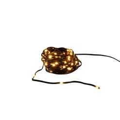 Juletrelys Inne>Konstsmide ShineLine 100 amber micro led slynge 10 meter IP44 - Utendørs Svart