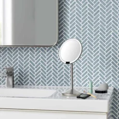 Sminkespeil Med Lys>Simplehuman sminkespeil med lys, 12cm reisespeil Stål