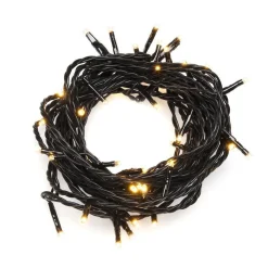 Juletrelys & Lysslynger>Konstsmide Slynge 19 meter - 120 minilys LED utendørs IP44 - Varmhvit Amber