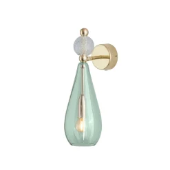 Interiørlamper>EBB & FLOW Smykke vegglampe M - Skogs/Gull Grønn