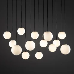 Kjøkkenbelysning Tak|Takpendler>Nowodvorski Snowball takkpendel Svart / Hvit