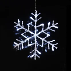 Juledekorasjon>Star Trading Snowflake / Snøfnugg - Kald hvit ute og innendørs