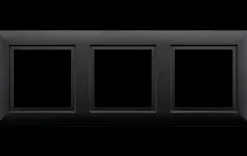 Tilbehør Lamper>Sg Armaturen As Soft Square ramme for 3 spotter