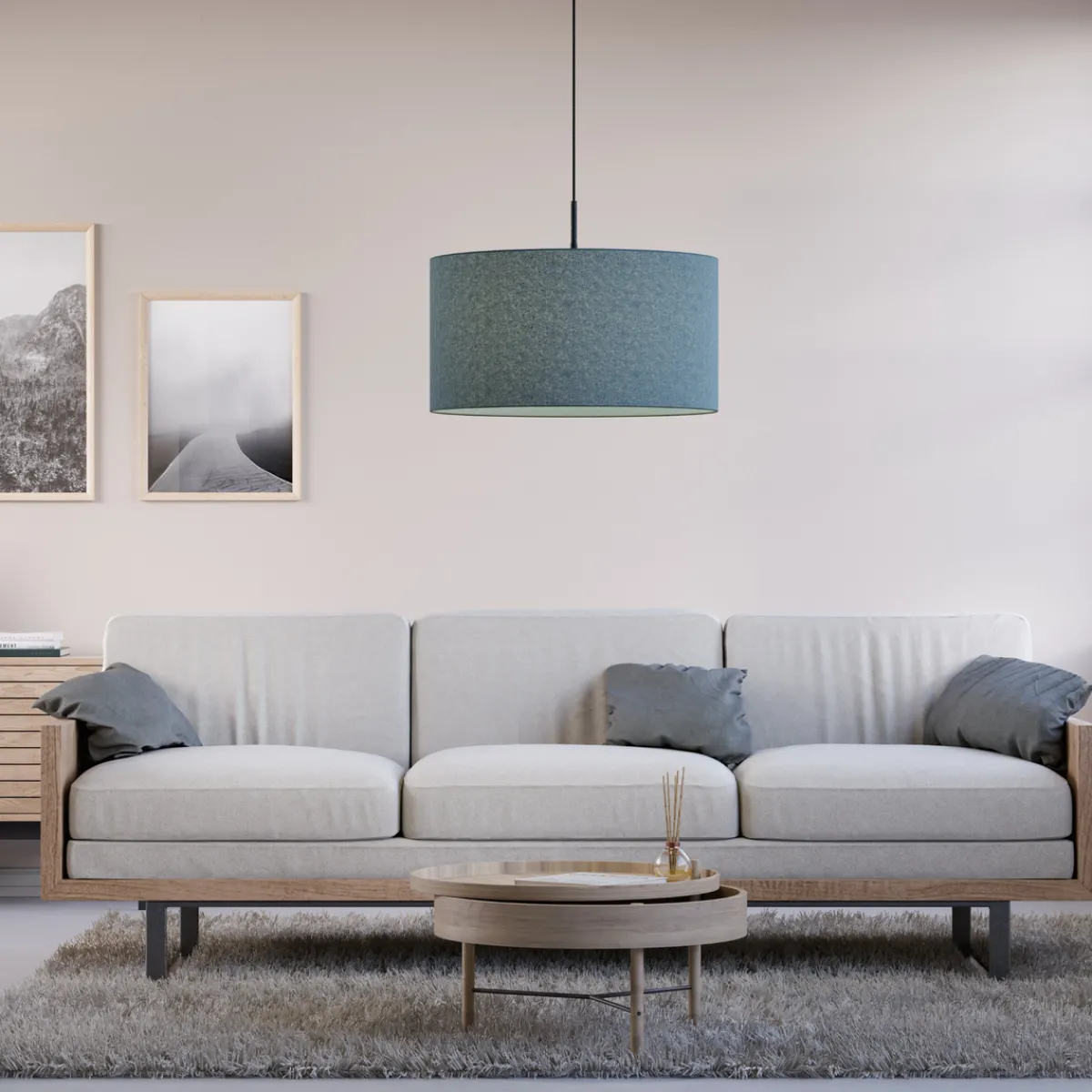 Kjøkkenbelysning Tak|Takpendler>Belid Soft takpendel 57 cm E27