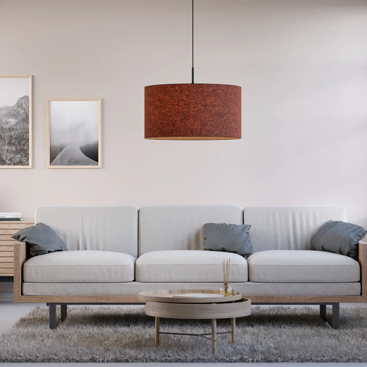 Kjøkkenbelysning Tak|Takpendler>Belid Soft takpendel 57 cm E27