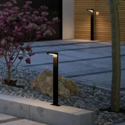 Solcellebelysning|Pullert>Paulmann Solar LED pullert 1,2W 3000 Kelvin m/bevegelses sensor IP44 - Solcelle Antrasitt