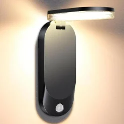 Solcellebelysning|Utelamper Med Opp/Ned Lys>NorDesign Solar vegglampe 5W 3000 Kelvin IP65 utendørs med solcelle og sensor Svart