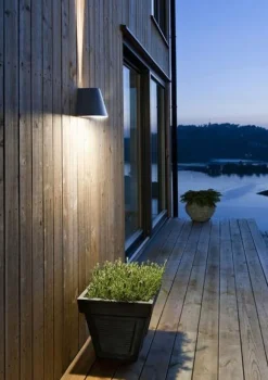 Lightup-Pris|Utelamper Med Opp/Ned Lys>Sg Armaturen As Spike 1100 LED + opplys Grafitt