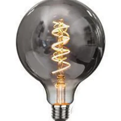 Led-Pærer E27 Sokkel>Ms - belysning Spiral filament Globe 125 mm E27 4W - Dimbar