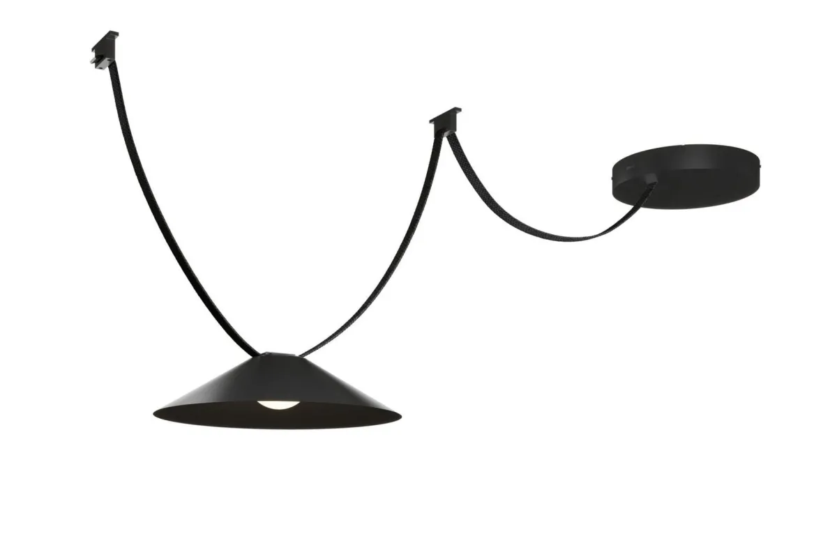 Uline Beltesystem>Paulmann Startsett for ULine belte system 12W Cone pendel Svart