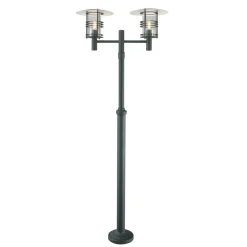 Lightup-Pris|Utelamper Til Kystområder>Norlys Stockholm 283 stolpe - Svart