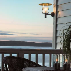 Lightup-Pris|Utelamper Til Kystområder>Norlys Stockholm vegglampe 286