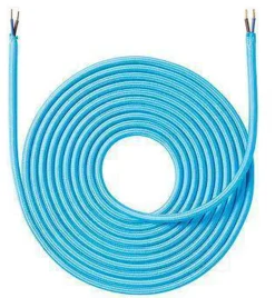 Kabler>Nielsen Light Stoffledning 4 meter uten jord - Turkis