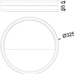 Utelamper - Veggskjold / Plafond|Kjøkkenbelysning Tak>NorDesign Storm 325 vegglampe 3000/4000 Kelvin 10/18/24W IP65 Svart
