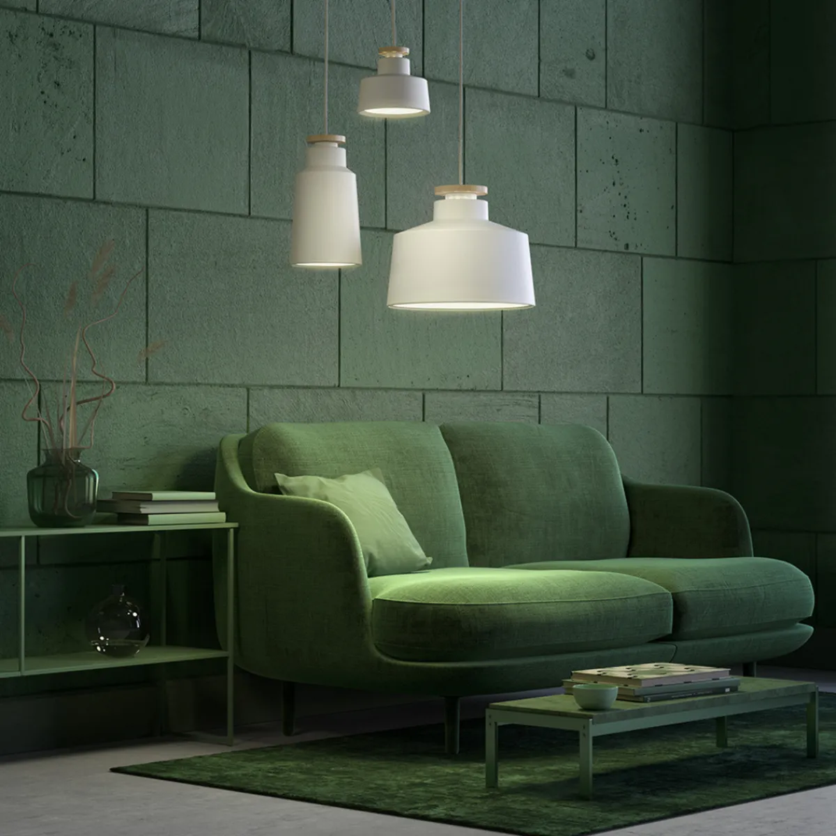 Kjøkkenbelysning Tak|Takpendler>Herstal Street takpendel x-small 14 cm - Hvit