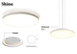 Kjøkkenbelysning Tak|Taklamper / Takplafonder>NorDesign Stripe 270 pendant kit - Hvit