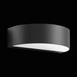 Utelamper Med Opp/Ned Lys>Norlux Subra vegglampe opp/ned utendørs 2x4,5W IP54 - Mørk Grå