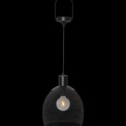 Solcellebelysning|Takpendler Ute>Star Trading Sunlight solcelle pendel large utendørs m/sensor - Svart