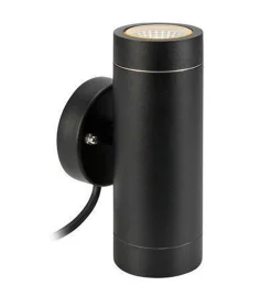 Garden 24 System>Marksløjd Sylinder vegglampe - Garden 24 - Svart