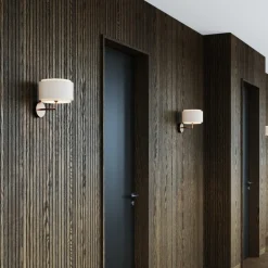 Interiørlamper>DFTP Takai vegglampe - Beige Messing / Beige