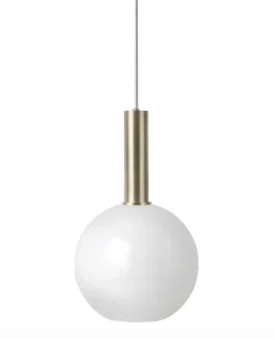 Kjøkkenbelysning Tak|Takpendler>Ferm Living Taklampe Collect Opal Sphere-High Socket - Messing