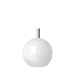 Kjøkkenbelysning Tak|Takpendler>Ferm Living Taklampe Collect Sphere-Low Socket Lys grå
