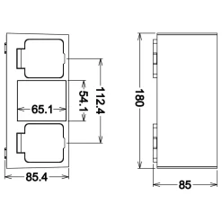 Utelamper Med Opp/Ned Lys><noscript><img width=