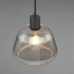 Kjøkkenbelysning Tak|Takpendler>Trio Lighting Tarifa takpendel 22 cm Svart