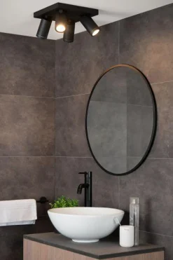 Kjøkkenbelysning Tak|Baderomsbelysning Tak>Lucide Taylor spot 4 lys IP44 baderom warm to dim 4x5W 2200-3000K