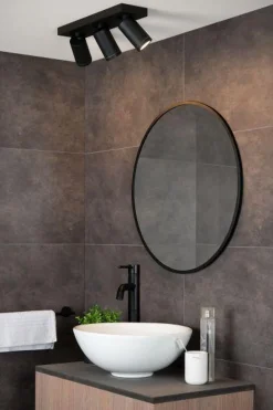 Baderomsbelysning Tak|Kjøkkenbelysning Tak>Lucide Taylor spot 3 lys IP44 baderom warm to dim 3x5W 2200-3000K