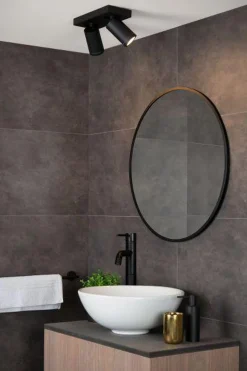 Baderomsbelysning Tak|Kjøkkenbelysning Tak>Lucide Taylor spot 2 lys IP44 baderom warm to dim 2x5W 2200-3000K