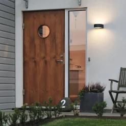 Utelamper Med Opp/Ned Lys>Konstsmide Teramo vegglampe - Svart