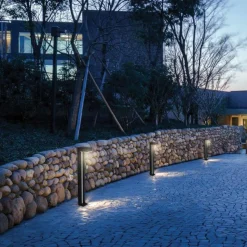 Solcellebelysning|Pullert>Raxon Tomcat Solcelle pullert 2 pakning - Svart