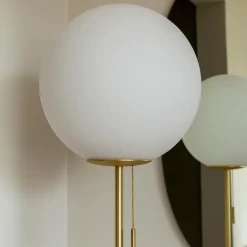 Interiørlamper Gulv>Globen Lighting Torrano gulvlampe - Travertine