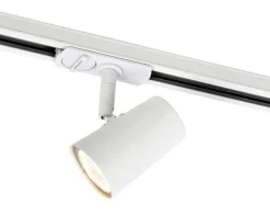 Kjøkkenbelysning Tak|Trackline Conic>Ms - belysning Trackline Conic spotskinne 1,5 meter 5 spot - Hvit