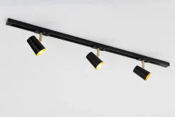 Kjøkkenbelysning Tak|Trackline Conic>Ms - belysning Trackline Conic spotskinne 1 meter 3 spot - Svart/Gull Svart / Gull