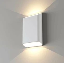 Utelamper Med Opp/Ned Lys>NorDesign Trem K2 vegglampe 2 x 6W 3000 Kelvin - Dimbar