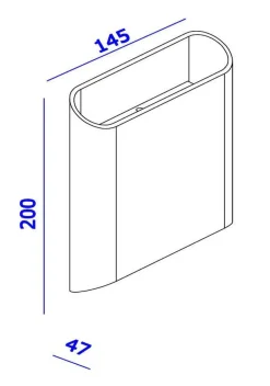 Utelamper Med Opp/Ned Lys><noscript><img width=